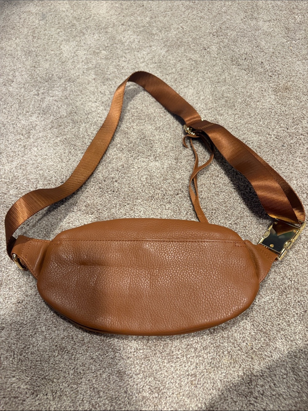 NWOT Aimee Kestenberg tan Leather Belt Bag in Brown/Tan - Picture 7 of 8